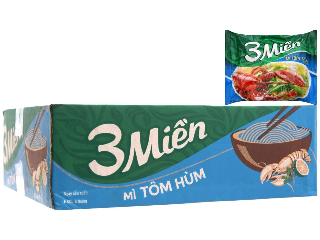 Thùng mì 3 Miền tôm hùm